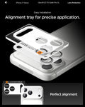 AGL10647 - iPhone 17 Pro Optik Pro XL EZ Fit Lens Protector in silver