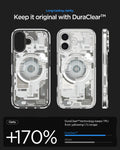 ACS10088 - iPhone 17 Ultra Hybrid Zero One (MagFit) in Zero One Natural Titanium showing long lasting clarity. keep it original with dura clear.