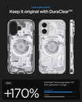 ACS10087 - iPhone 17 Ultra Hybrid Zero One (MagFit) in Zero One White showing long lasting clarity. keep it original with dura clear.
