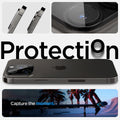 AGL06913 - iPhone 14 Pro / 14 Pro Max Optik Lens Protector in black capture the moment. Protection.