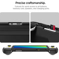 ACS05916 - Logitech G Cloud Case Rugged Armor in matte black showing the precise craftsmanship. Cutout for quick access to all buttons, memory card, speakers, and charging ports