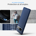 ACS04697 - Pixel 7 Case Liquid Air in navy blue aircushion technology. protection at all angles.