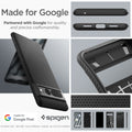 ACS04723 - Pixel 7 Pro Case Liquid Air in matte black made for google partnered with google for quality and precise craftsmanship.