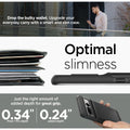 ACS04731 - Pixel 7 Pro Case Slim Armor CS in black Drop the bulky wallet. Upgrade your everyday carry with a smart and slim case. Optimal slimness. Just the right amount of added depth for great grip.