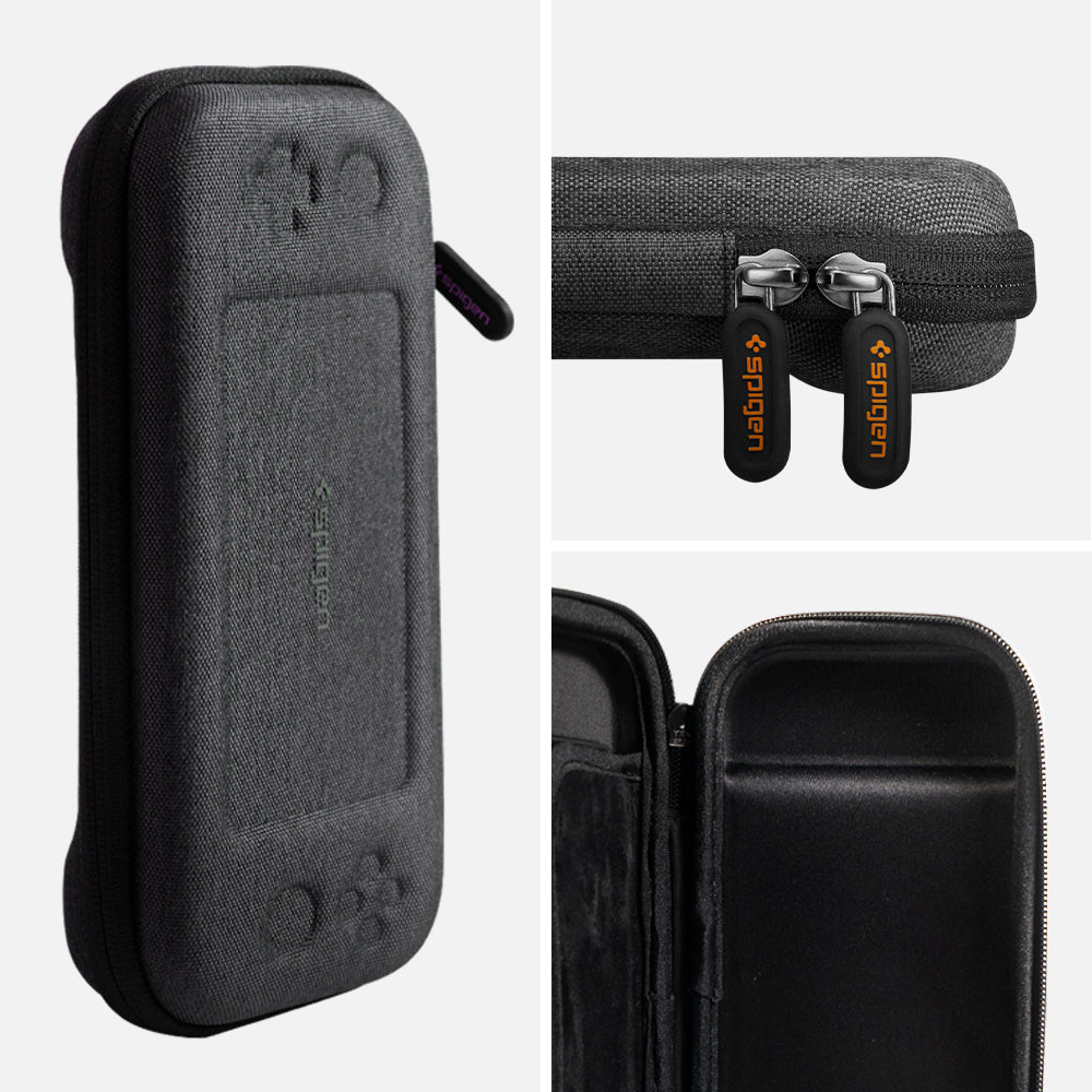 AFA00865 - Nintendo Switch Lite Case Klasden Pouch showing the different angles of the case