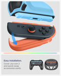 ACS10207 - Nintendo Switch 2 Case Nano Pop in Special Edition showing easy installation. cover joy con 2 and quick swap accessories easily