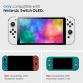 ACS04020 - Nintendo Switch OLED Case Rugged Armor in matte black showing the compatibility. Only compatible with Nintendo Switch OLED Not compatible with Nintendo Switch | Switch Lite