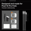 AGL09664 - Pixel 10 Pro Fold Optik EZ Fit Lens Protector showing Precision craftmanship designed and made for pixel 10 pro fold.