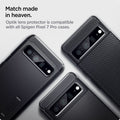 AGL05470 - Pixel 7 Pro Optik Lens Protector in black match made in heaven. Optik lens protector is compatible with all Spigen pixel 7 pro cases.