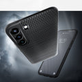 ACS03953 - Galaxy S22 Plus 5G Case Liquid Air in black showing the back, partial front and top