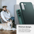 ACS04385 - Galaxy S22 5G Case Thin Fit in abyss green showing the minimal design. Form-fitted profile for those who want to keep it as simple as possible