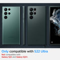 ACS04517 - Galaxy S22 Ultra 5G Case Thin Fit in abyss green showing the compatibility only with Galaxy S22 Ultra. Not compatible with Galaxy S22 and Galaxy S22+