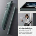 ACS04517 - Galaxy S22 Ultra 5G Case Thin Fit in abyss green showing the minimal design. Form-fitted profile for those who want to keep it as simple as possible