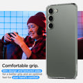 ACS05708 - Galaxy S23 Case Liquid Crystal in crystal clear comfortable grip. slim design and textured sides for a better grip and an optimal feel for your hand's comfort.