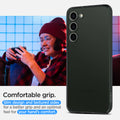 ACS05709 - Galaxy S23 Case Liquid Crystal in space crystal comfortable grip. slim design and textured sides for a better grip and an optimal feel for your hand's comfort.