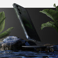 ACS05663 - Galaxy S23 Plus Case Liquid Crystal in space crystal showing back over the water.