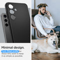 ACS07341 - Galaxy S24 Case Thin Fit in Black minimal design. form fitted profile for those who want to keep it as simple as possible.