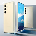ACS07416 - Galaxy S24 Case Ultra Hybrid in Mute Beige showing front and back.