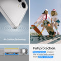 ACS07329 - Galaxy S24 Plus Case Ultra Hybrid in Crystal Clear full protection. raised edges protect the screen and camera from daily scratches. Aircushion technology.