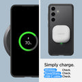 ACS07331 - Galaxy S24 Plus Case Ultra Hybrid in Frost Black Simply charge wireless check. power share check. USB-C cable check.
