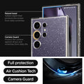 ACS07285  - Galaxy S24 Ultra Case Liquid Crystal Glitter in Crystal Quartz  raised bezel added depth that protects the screen from daily scratches. camera guard protect the camera against drops and scratches from daily life. full protection. air cushion tech. camera guard.