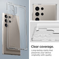 ACS07292 - Galaxy S24 Ultra Case Ultra Hybrid in Crystal Clear. Clear coverage long lasting clarity that preserves your device originality with quality.