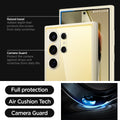 ACS07415 - Galaxy S24 Ultra Case Ultra Hybrid in Mute Beige raised bezel added depth that protects the screen from daily scratches. camera guard protect the camera against drops and scratches from daily life. full protection. air cushion tech. camera guard.