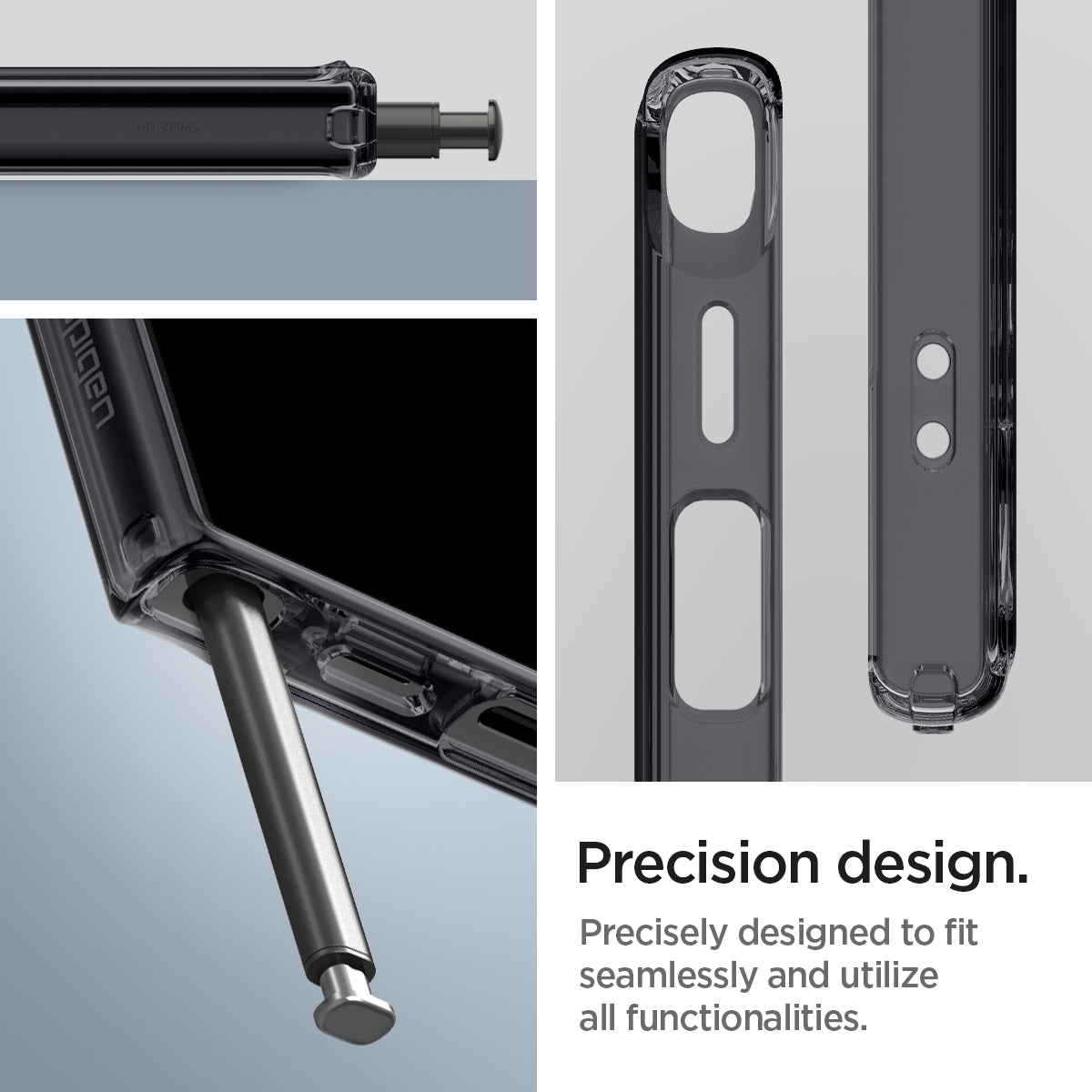 ACS07293 - Galaxy S24 Ultra Case Ultra Hybrid Zero One in Zero One precision design. precisely designed to fit seamlessly and utilize all functionalities.