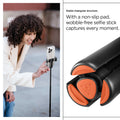 AMP09336 - Tripod Selfie Stick S541W in Black showing the stable triangular structure. With a non-slip pad, wobble-free selfie stick captures every moment