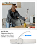AMP09535 - s581w selfie stick magfit in dune beige selfie stick mode. take steady selfies anytime, anywhere with the wrist strap.