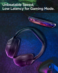 ASD09691 - Spigen Active Noise Cancelling SA2403 in Black showing the unbeatable speed, low latency for gaming mode