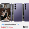 ACS07343 - Galaxy S24 Case Liquid Crystal in Crystal Clear only compatible with S24 not compatible with galaxy s24 + and s24 ultra.