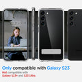 ACS05717 - Galaxy S23 Case Ultra Hybrid S in crystal clear only compatible with s23. not compatible with galaxy s23 + and galaxy s23 ultra