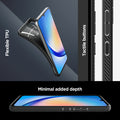 ACS05905 - Galaxy A34 5G Case Liquid Air in Matte Black flexible TPU, tactile buttons, Minimal added depth