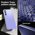 ACS06104 - Galaxy A34 5G Case Liquid Air in Awesome Violet modern truss pattern design. Optimal grip.