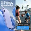 ACS06104 - Galaxy A34 5G Case Liquid Air in Awesome Violet air cushion tech to fight against drops.