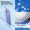 ACS05890 - Galaxy A54 5G Case Liquid Crystal Glitter in Crystal Quartz  protection you can trust. Aircushion technology.