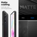 ACS07519 - Galaxy A35 5G Case Liquid Air in Matte Black matte coating. Anti slip and anti fingerprints.