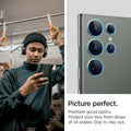 AGL06166 - Galaxy S23 Ultra EZ Fit Optik Pro Lens Protector in green picture perfect. maintain good optics. Protect your lens from drops at all angles. day in, day out.