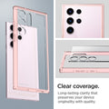 ACS06079 - Galaxy S23 Ultra Case Ultra Hybrid in rose crystal Clear coverage long lasting clarity that preserves your device originality with quality.