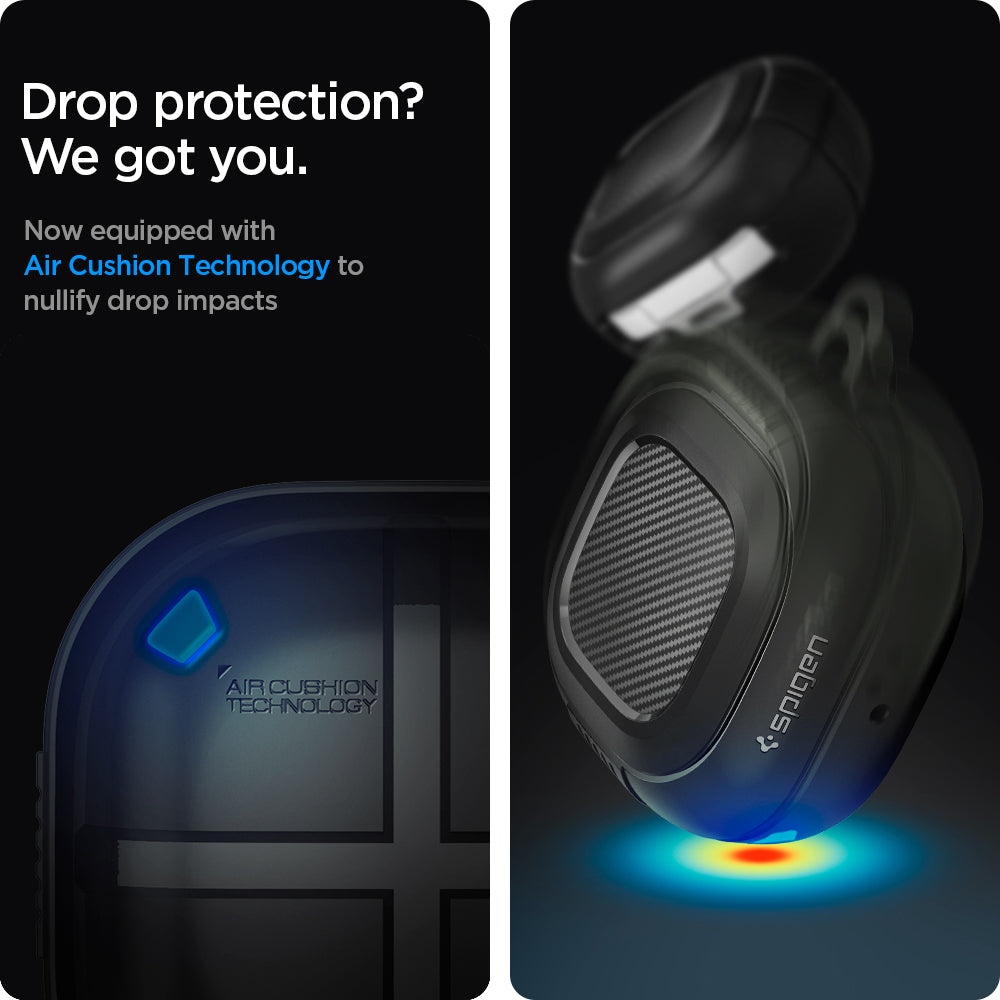 ASD01276 - Galaxy Buds 2 Pro / 2 / Pro / Live Case Rugged Armor in matte black drop protection? we got you. Now equipped with air cushion technology to nullify drop impacts.