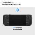 AGL05600 - Steam Deck Screen Protector EZ FIT GLAS.tR showing the  compatibility. Only compatible with Steam Deck