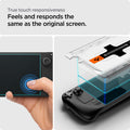 AGL05600 - Steam Deck Screen Protector EZ FIT GLAS.tR showing the  true touch responsiveness. Feel and responds the same as the original screen