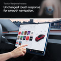 AGL07152 - Model 3 (2024-2025) Highland Screen Protector GLAS.tR EZ Fit | Anti-Glare Highland in Clear Matte showing the touch responsiveness. Unchanged touch response for smooth navigation