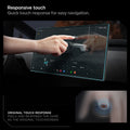 AGL07679 - Tesla Cybertruck (2024-2026) Protector GLAS.tR EZ Fit Anti-Glare in Clear Matte responsive touch. quick touch response for easy navigation. original touch response feels and responds the same as the original touchscreen.