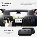 ACP09201 - Tesla Model 3 (2017-2023) Car Seat Hook TO283 in Black showing the functional design. Maximize your car space and keep it organized with a two-pack for twice the hold. Includes 2 pack