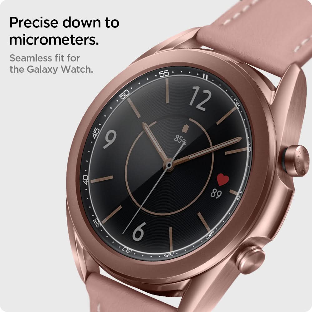 AGL01844 - Galaxy Watch 3 (41mm) Screen Protector EZ Fit GLAS.tR SLIM precise down to micrometers. seamless fit for the galaxy watch.
