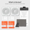 AGL05346 - Galaxy Watch 5 Pro (45mm) Screen Protector EZ FIT GLAS.tR what's in the box? Includes 2 packs one for now and one for later.