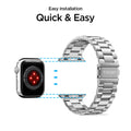 062MP25404 - Apple Watch Series (Apple Watch (49mm)/Apple Watch (45mm)/Apple Watch (42mm)) Watch Band Modern Fit in silver quick and easy installation.