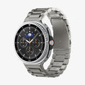 AMP10122 - Galaxy Watch 8 Series Modern Fit Titanium showing the front, side and inner side of the watch strap